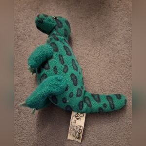 VTG 1997 24K Company Fantasaurs Collection Green Spotted T-Rex Plush Rare